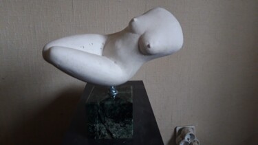 Sculptuur getiteld "torse" door Leo Adam (Leonid Shatsylo), Origineel Kunstwerk, Gips