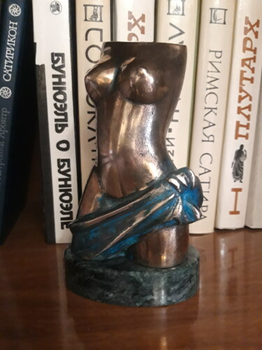 Sculptuur getiteld "torse 9" door Leo Adam (Leonid Shatsylo), Origineel Kunstwerk, Bronzen