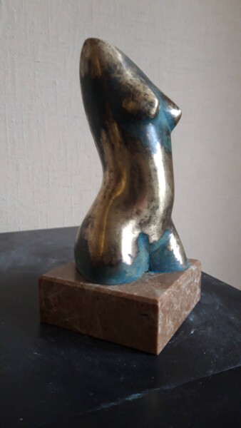 Sculpture titled "torse 7" by Leo Adam (Leonid Shatsylo), Original Artwork, Bronze