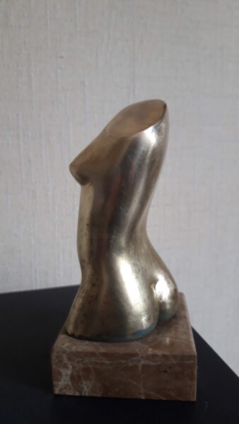 Sculpture titled "torse 5" by Leo Adam (Leonid Shatsylo), Original Artwork, Bronze
