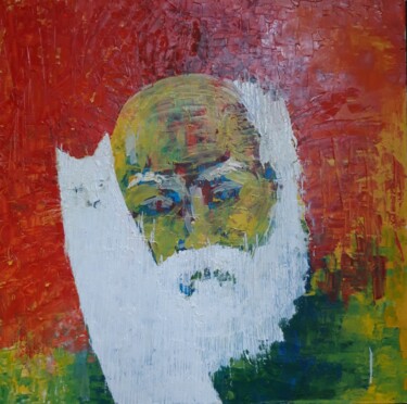 Painting titled "One old age for two" by Leo Adam (Leonid Shatsylo), Original Artwork, Oil