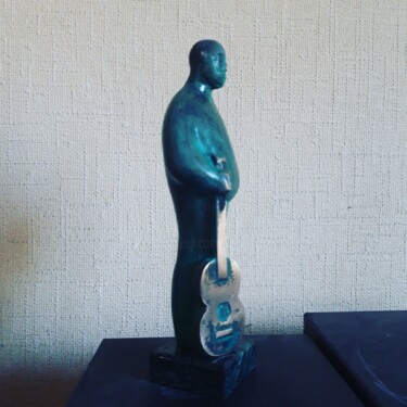 Skulptur mit dem Titel ""Nostalgia"" von Leo Adam (Leonid Shatsylo), Original-Kunstwerk, Bronze