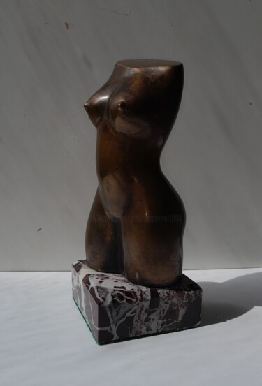 Sculptuur getiteld "Torse" door Leo Adam (Leonid Shatsylo), Origineel Kunstwerk, Bronzen