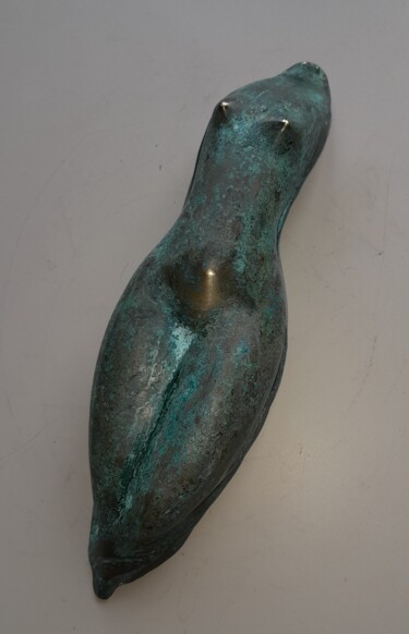 Skulptur mit dem Titel "Stream" von Leo Adam (Leonid Shatsylo), Original-Kunstwerk, Bronze