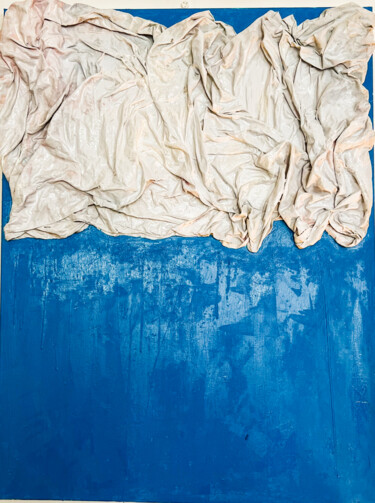 "Blue infinity" başlıklı Tablo Léo Charles Édouard Pansard tarafından, Orijinal sanat, Petrol
