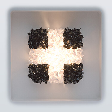 Escultura intitulada "shining a cross" por Leo Haz, Obras de arte originais, Plástico