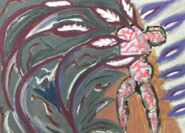 Рисунок под названием "Mother" - Leo Spreksel, Подлинное произведение искусства, Пастель