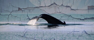 Photography titled "Humpback Whale" by Leo Tujak, Original Artwork, Manipulated Photography