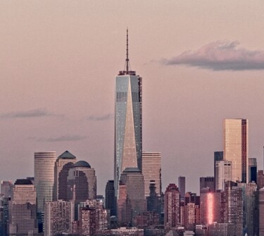 Fotografia intitolato "Manhattan Skyline I…" da Leo Tujak, Opera d'arte originale, Fotografia digitale