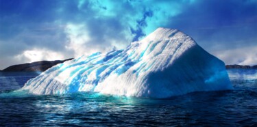 摄影 标题为“Iceberg” 由Leo Tujak, 原创艺术品, 数码摄影