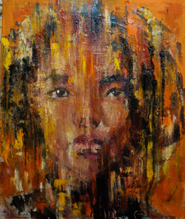 Painting titled "No signal 04" by Hai Nguyen, Original Artwork, Oil