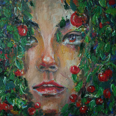 Painting titled "In the blooms 06" by Hai Nguyen, Original Artwork, Oil