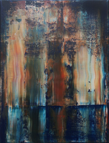 Картина под названием "Abstract Painting.…" - Leon Grossmann, Подлинное произведение искусства, Акрил