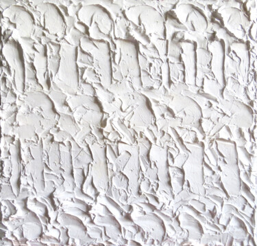 "White Abstract Pain…" başlıklı Tablo Leon Grossmann tarafından, Orijinal sanat, Akrilik