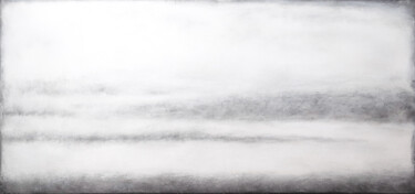 Malerei mit dem Titel "Grey White Abstract…" von Leon Grossmann, Original-Kunstwerk, Acryl