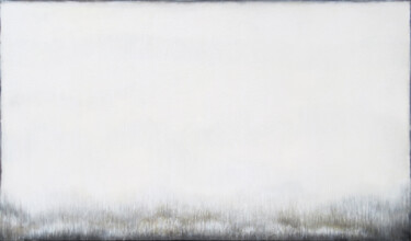 Картина под названием "White Abstract pain…" - Leon Grossmann, Подлинное произведение искусства, Акрил