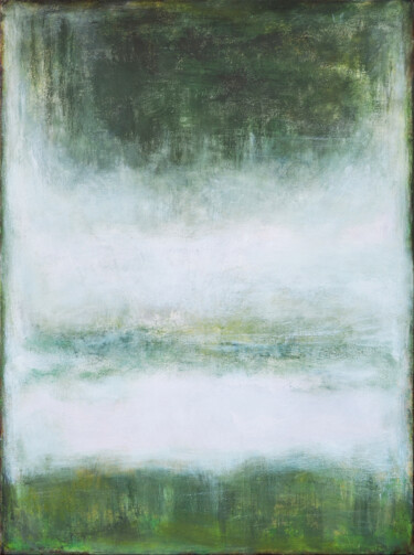 Pittura intitolato "Silent Forest. Gree…" da Leon Grossmann, Opera d'arte originale, Acrilico