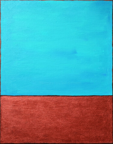 Painting titled "Homage to Rothko. T…" by Leon Grossmann, Original Artwork, Acrylic