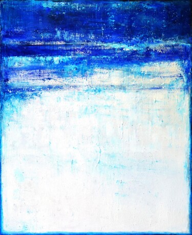 Pintura titulada "Blue Wind. Essaouir…" por Leon Grossmann, Obra de arte original, Acrílico