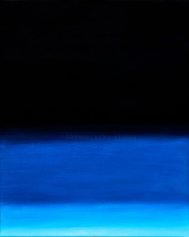 Pintura titulada "Homage to Yves Klei…" por Leon Grossmann, Obra de arte original, Oleo