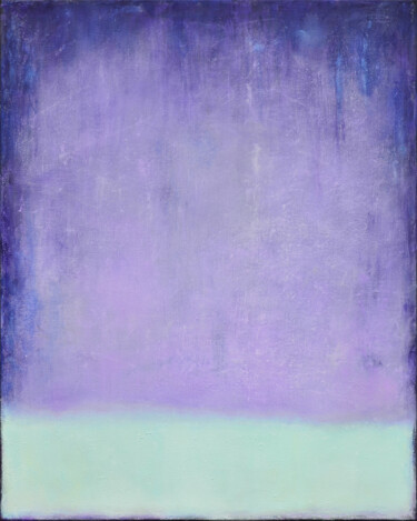 Malarstwo zatytułowany „Magic Purple Medita…” autorstwa Leon Grossmann, Oryginalna praca, Akryl