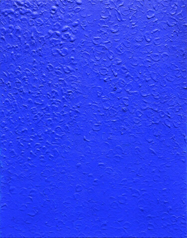 Картина под названием "Blue Abstract Paint…" - Leon Grossmann, Подлинное произведение искусства, Акрил