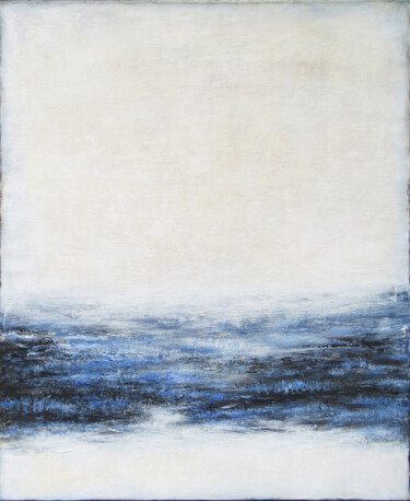 Pintura titulada "White Abstract Pain…" por Leon Grossmann, Obra de arte original, Acrílico