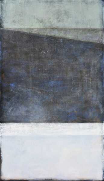 Картина под названием "Grey Abstract Paint…" - Leon Grossmann, Подлинное произведение искусства, Акрил