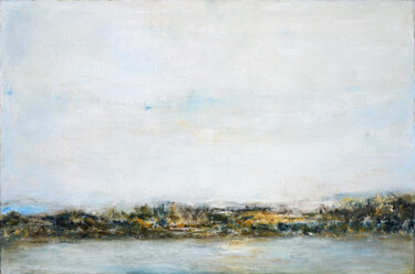 Malerei mit dem Titel "Abstract Landscape…" von Leon Grossmann, Original-Kunstwerk, Acryl