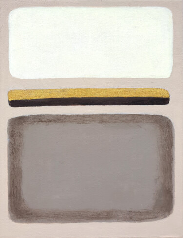 Malerei mit dem Titel "Homage to Rothko. C…" von Leon Grossmann, Original-Kunstwerk, Acryl