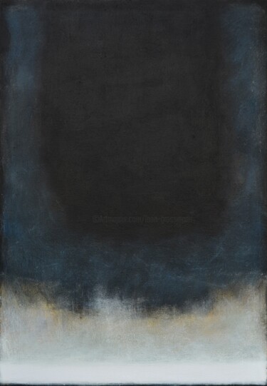 Schilderij getiteld "Black White Grey Ab…" door Leon Grossmann, Origineel Kunstwerk, Acryl