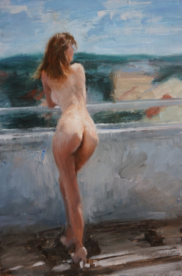 La fin du monde Painting titled "La fin du monde" by Manuel Leonardi, Original Art, Oil