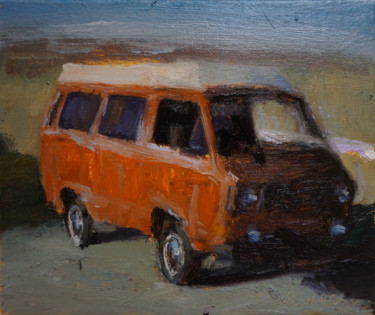 Volkswagen Typ 2 Combi Split (De 1963), Painting by Fabrice Vandevelde  (Mr.Bleu)