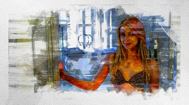Digital Arts titled "My art 31 Tv Show A…" by Leonardo Lillian, Original Artwork, Digital Painting