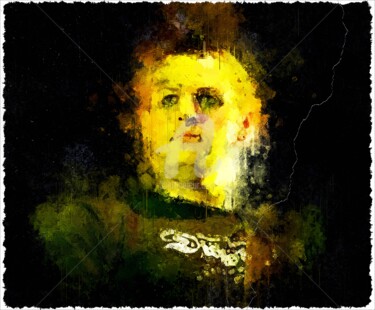 Digital Arts titled "Benji Madden 001" by Leonardo Lillian, Original Artwork, Digital Painting