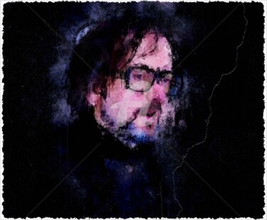 Digital Arts titled "Jarvis Cocker 001" by Leonardo Lillian, Original Artwork, Digital Painting