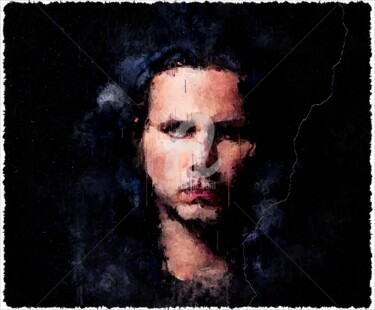 Digital Arts titled "Jason Becker 001" by Leonardo Lillian, Original Artwork, Digital Painting