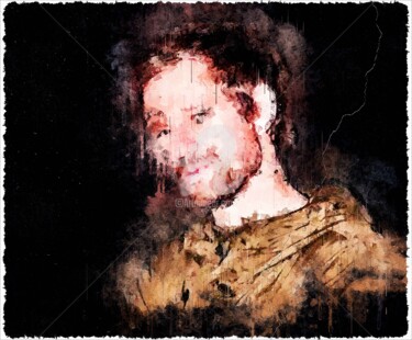 Arte digitale intitolato "Jason Orange 001" da Leonardo Lillian, Opera d'arte originale, Pittura digitale