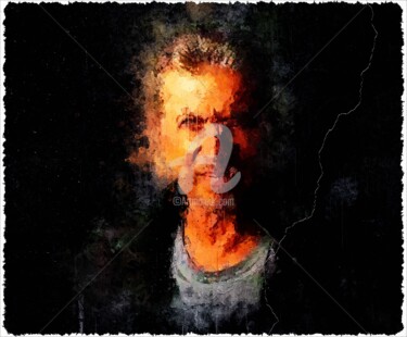 Digital Arts titled "Johnny Rivers 001" by Leonardo Lillian, Original Artwork, Digital Painting