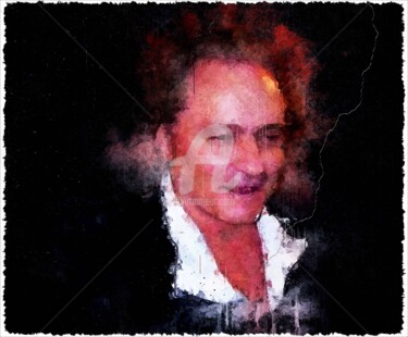 Digital Arts titled "Marty Balin 001" by Leonardo Lillian, Original Artwork, Digital Painting