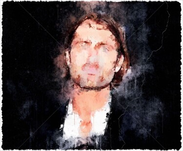 Digital Arts titled "Ryan Hurd 001" by Leonardo Lillian, Original Artwork, Digital Painting