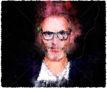 Digital Arts titled "Steve Vai 001" by Leonardo Lillian, Original Artwork, Digital Painting
