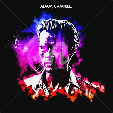 Digital Arts titled "Adam Campbell 001" by Leonardo Lillian, Original Artwork, Digital Painting