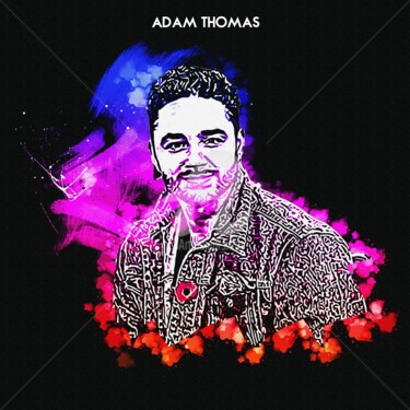 Digital Arts titled "Adam Thomas 001" by Leonardo Lillian, Original Artwork, Digital Painting