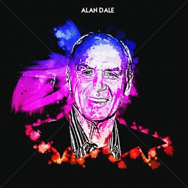 Digital Arts titled "Alan Dale 001" by Leonardo Lillian, Original Artwork, Digital Painting