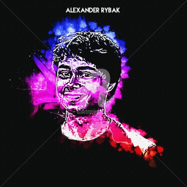 Arts numériques intitulée "Alexander Rybak 001" par Leonardo Lillian, Œuvre d'art originale, Peinture numérique