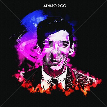 Digitale Kunst mit dem Titel "Alvaro Rico 001" von Leonardo Lillian, Original-Kunstwerk, Digitale Malerei