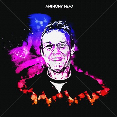Digitale Kunst getiteld "Anthony Head 001" door Leonardo Lillian, Origineel Kunstwerk, Digitaal Schilderwerk