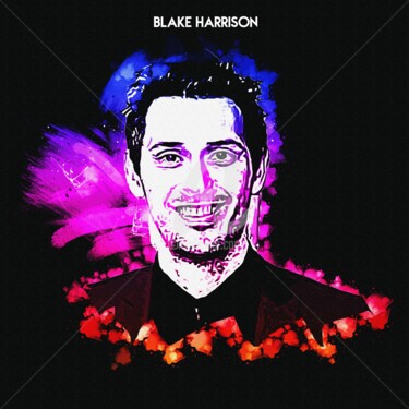 Arts numériques intitulée "Blake Harrison 001" par Leonardo Lillian, Œuvre d'art originale, Peinture numérique