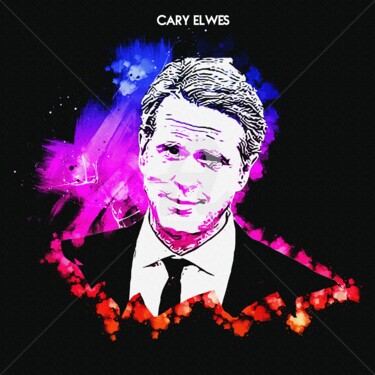 Digitale Kunst mit dem Titel "Cary Elwes 001" von Leonardo Lillian, Original-Kunstwerk, Digitale Malerei